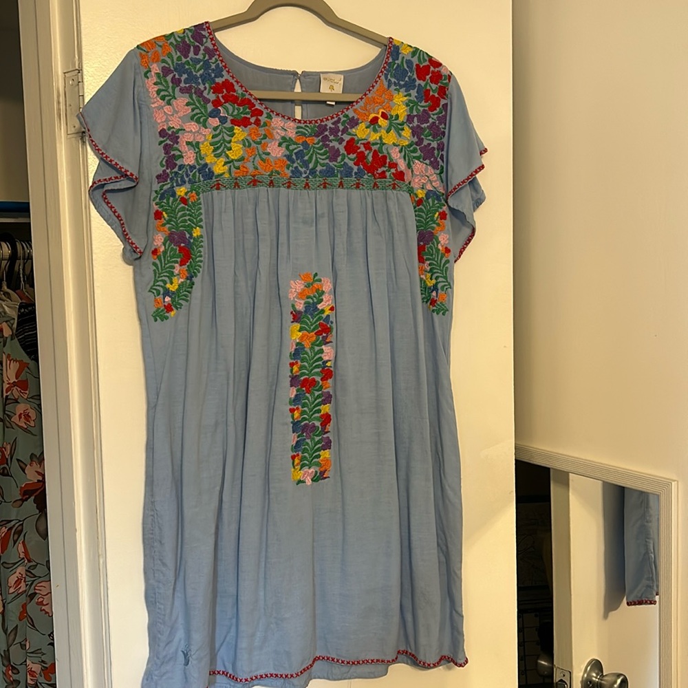 J. Marie Ashley Embroidered Dress